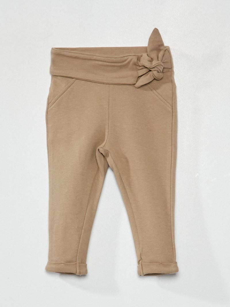 Pantalon en molleton Kaki - Kiabi