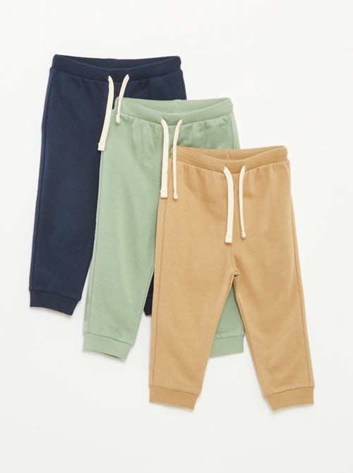 Pantalon en molleton léger avec taille élastiquée - Kiabi