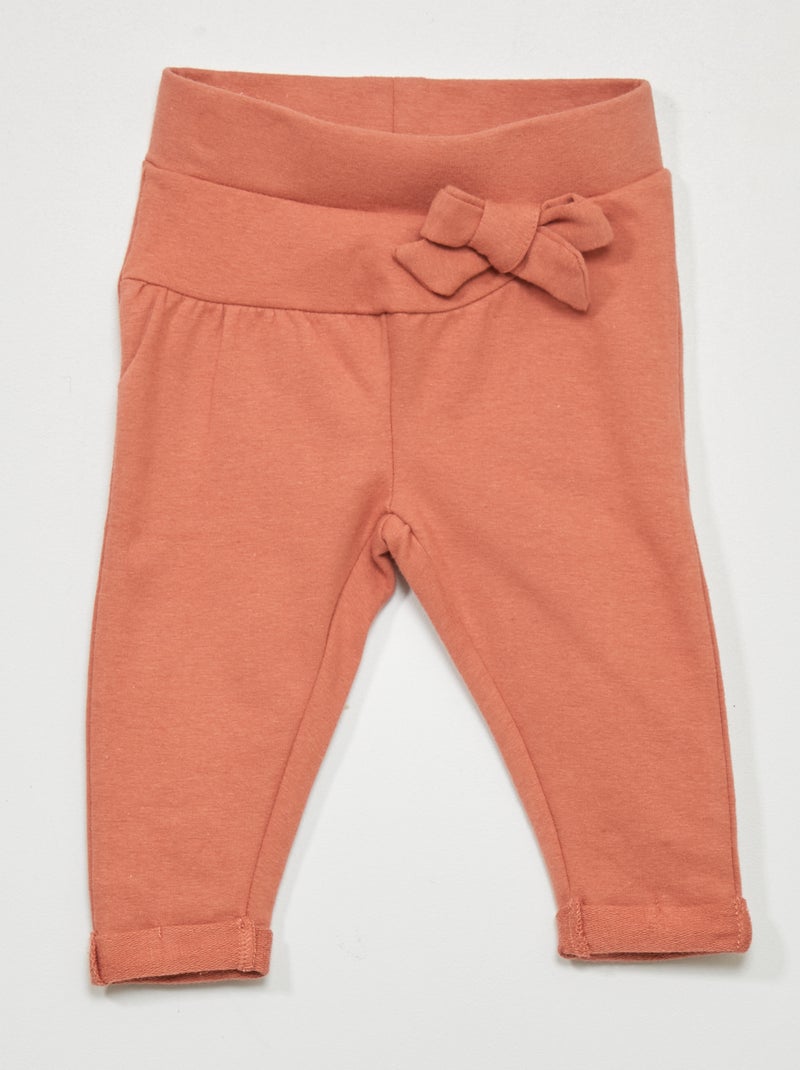 Pantalon en molleton Rose - Kiabi