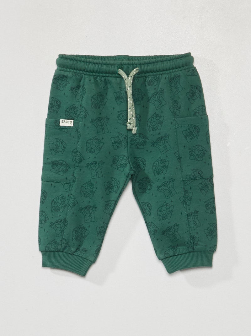 Pantalon en molleton 'Star Wars' Vert - Kiabi