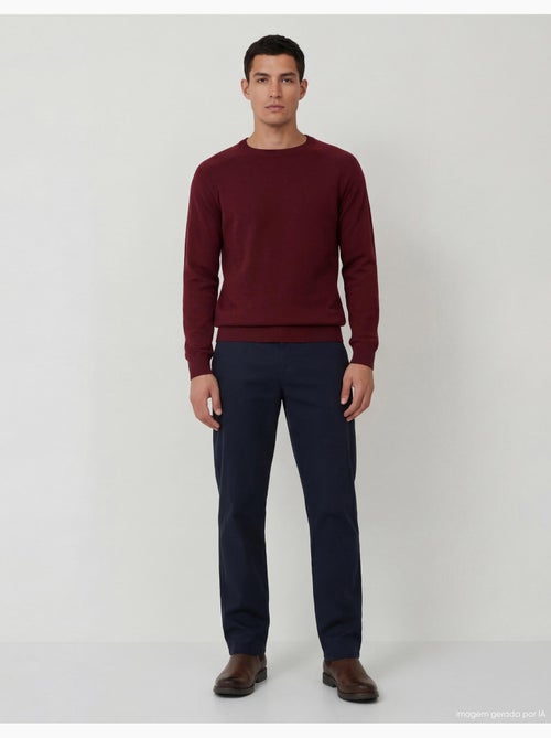 Pantalon en sergé à coupe régulière, MO Fashion - Kiabi Pantalon en sergé à coupe régulière, MO Fashion - Kiabi