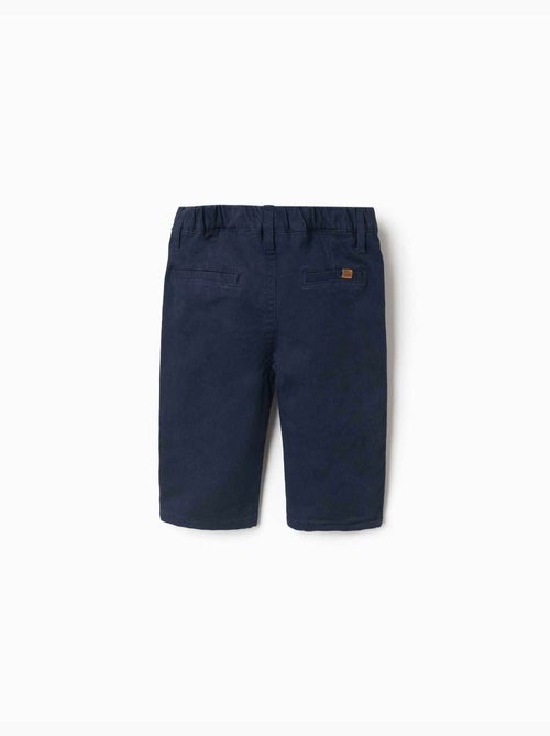 Pantalon en sergé avec taille élastique - Kiabi