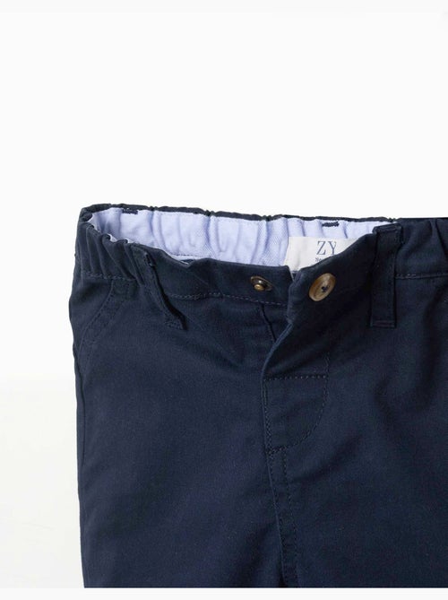 Pantalon en sergé avec taille élastique - Kiabi
