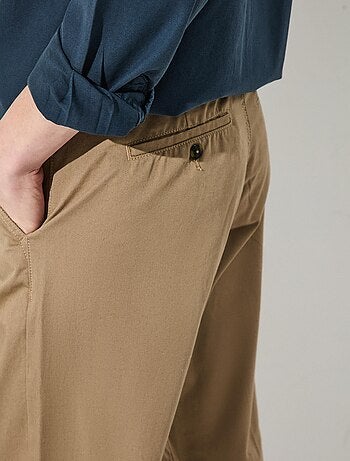 Pantalon en sergé coupe classique