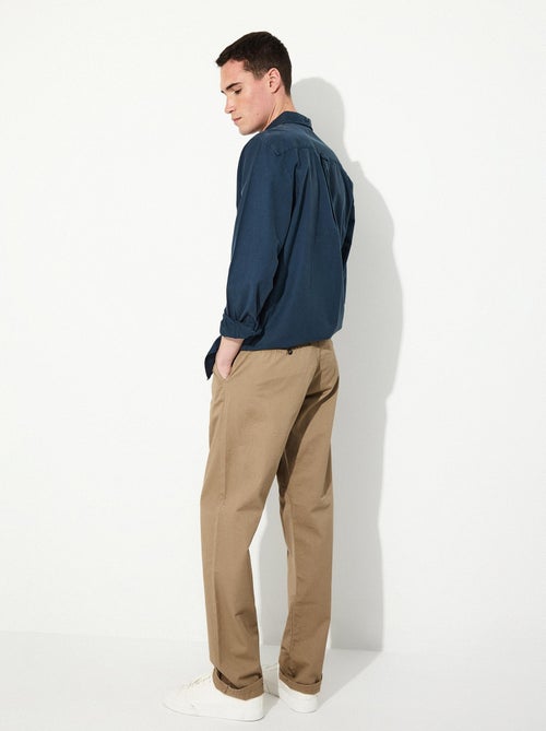 Pantalon en sergé coupe classique - Kiabi Pantalon en sergé coupe classique - Kiabi