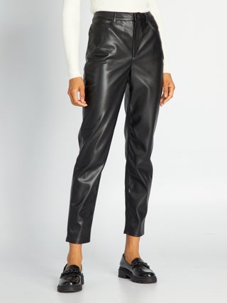 Pantalon en simili