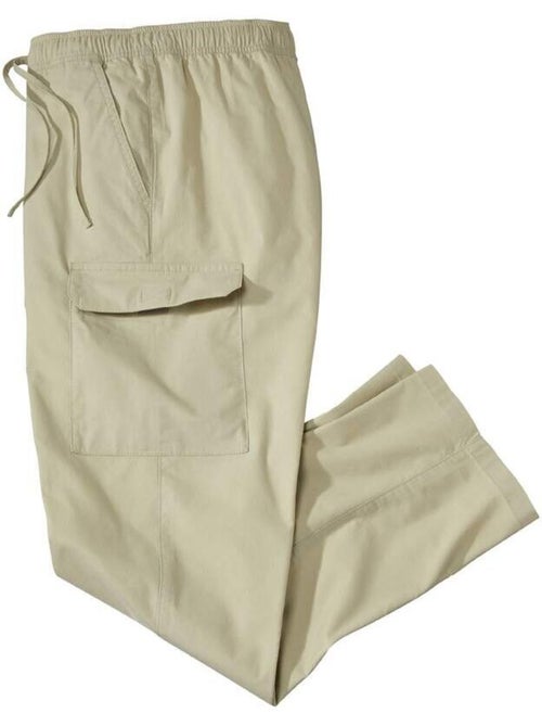 Pantalon en tissu détente style cargo - atlas for men - Kiabi Pantalon en tissu détente style cargo - atlas for men - Kiabi
