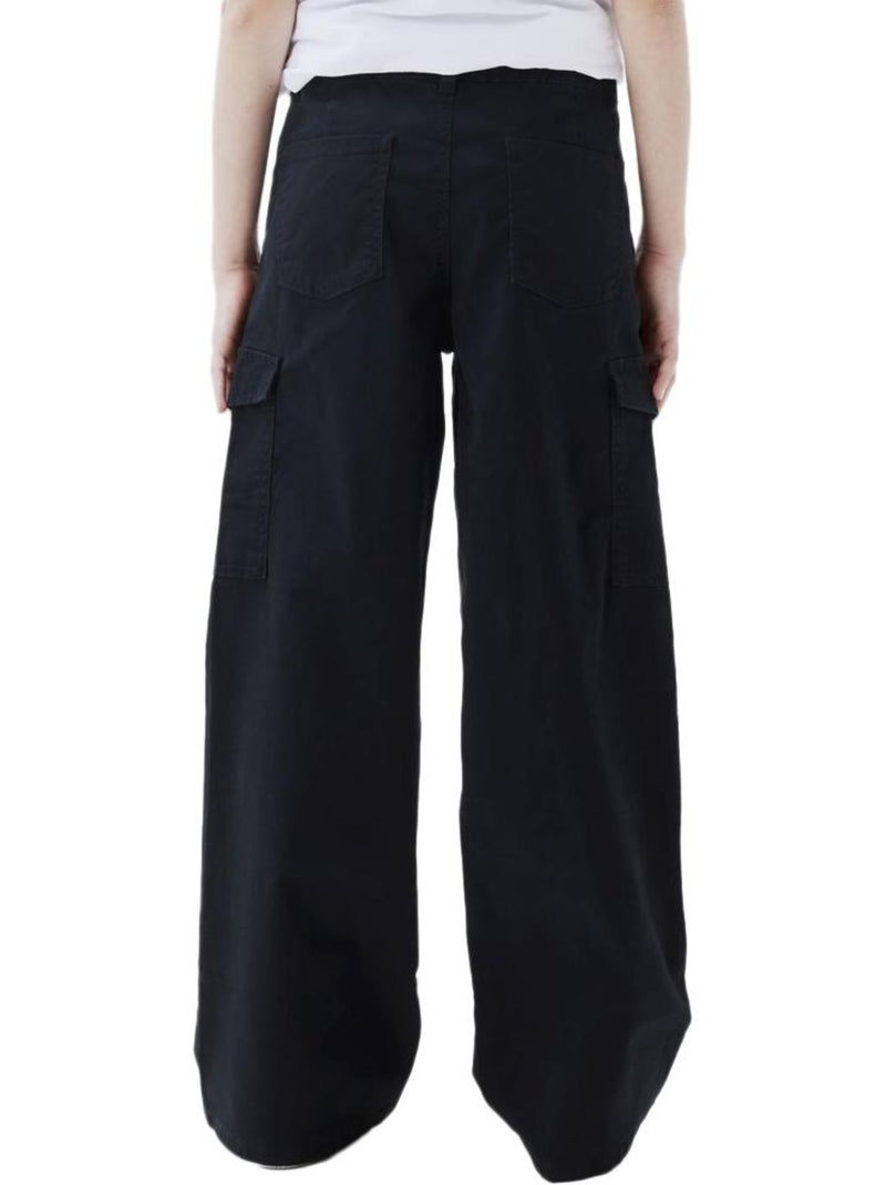 Pantalon en toile fille name it Noir - Kiabi