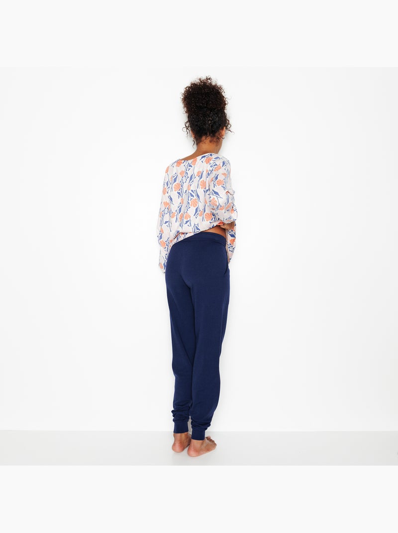 Pantalon en tricot feerie - rougegorge lingerie Bleu roi - Kiabi