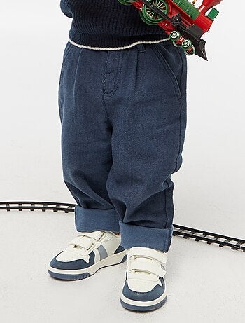 Pantalon en twill avec 2 vraies poches