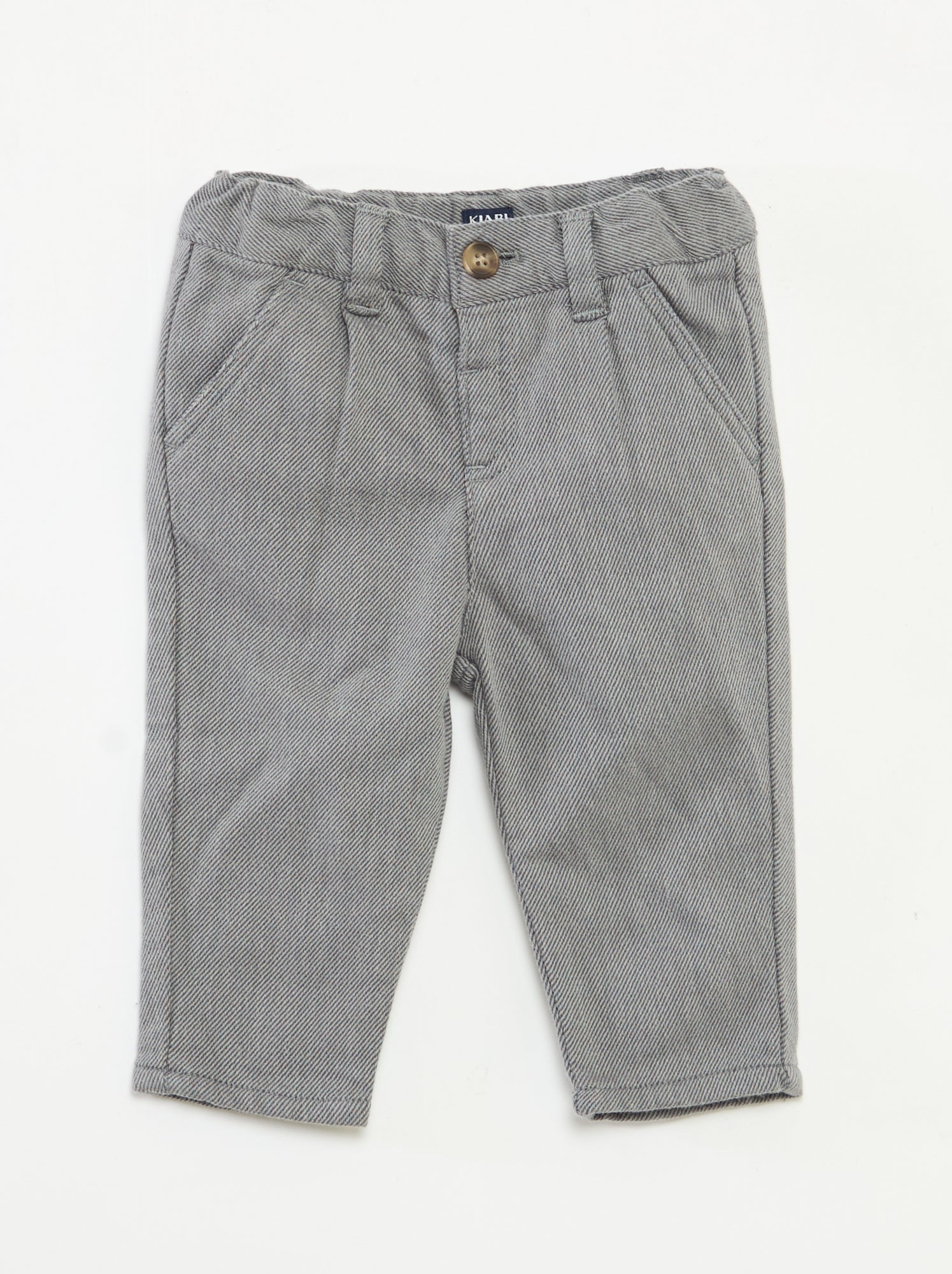 Pantalon en twill avec 2 vraies poches