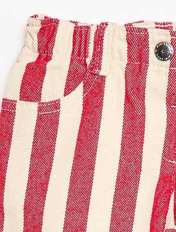 Pantalon en twill paperbag