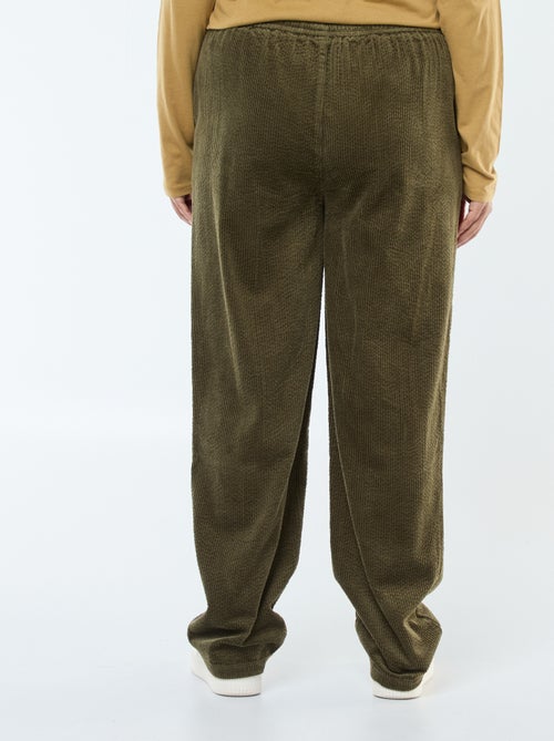 Pantalon en velour - Kiabi