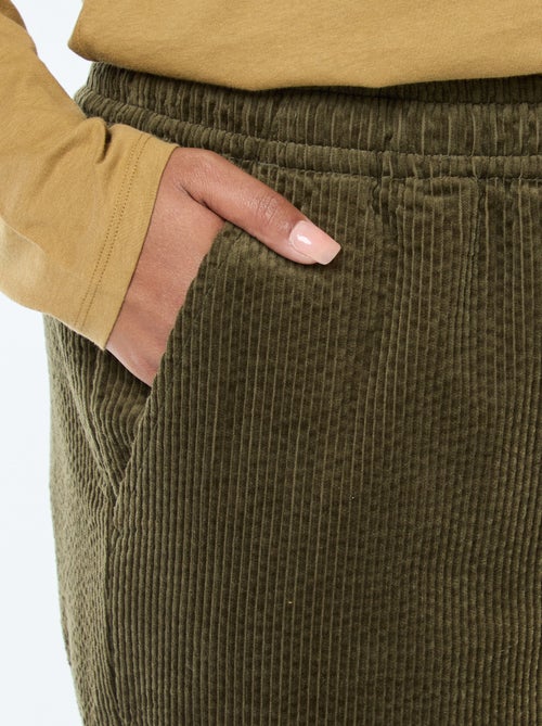 Pantalon en velour - Kiabi