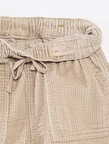 Pantalon en velours côtelé