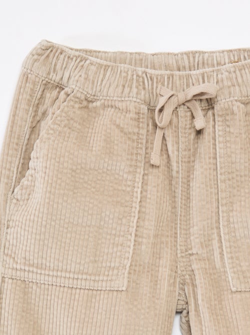 Pantalon en velours côtelé - Kiabi