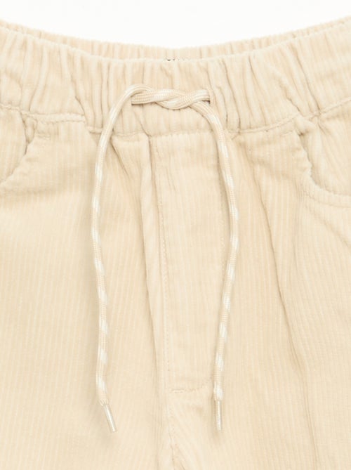 Pantalon en velours côtelé - Kiabi