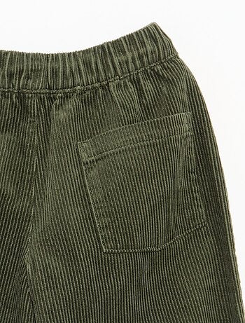Pantalon en velours côtelé