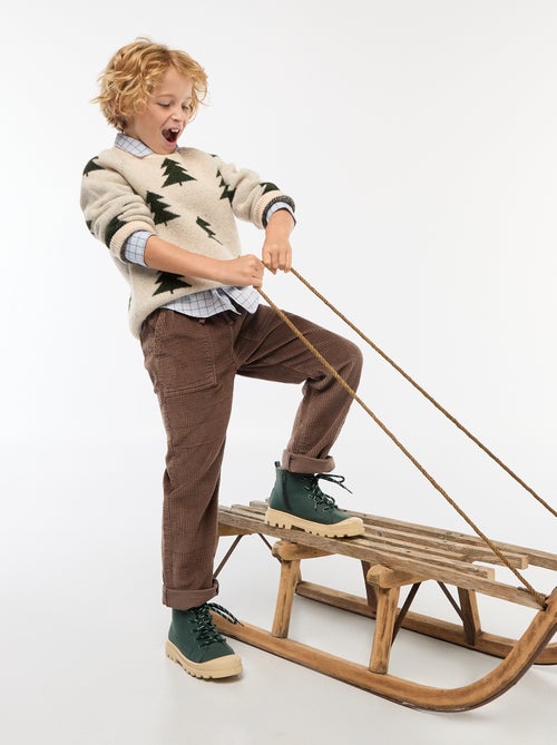 Pantalon en velours côtelé - Kiabi