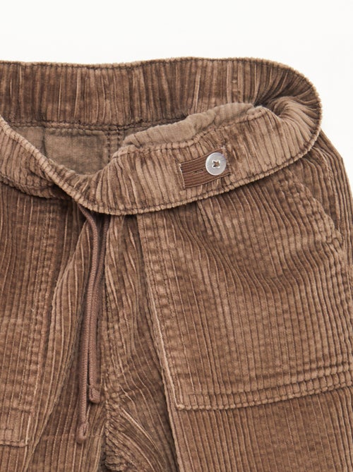 Pantalon en velours côtelé - Kiabi