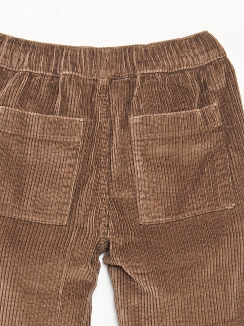 Pantalon en velours côtelé - Kiabi
