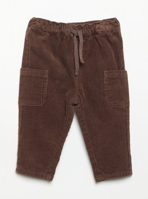 Pantalon en velours côtelé - Kiabi Pantalon en velours côtelé - Kiabi