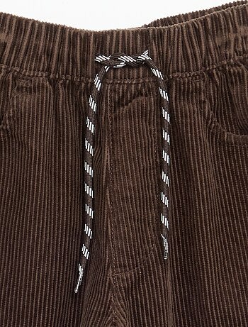 Pantalon en velours côtelé