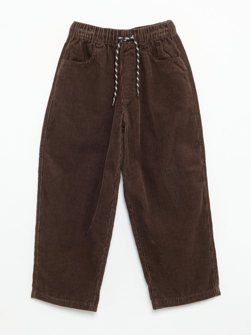 Pantalon en velours côtelé - Kiabi