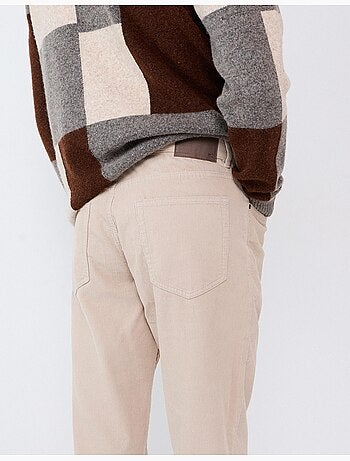 Pantalon en velours côtelé slim-fit, mo fashion