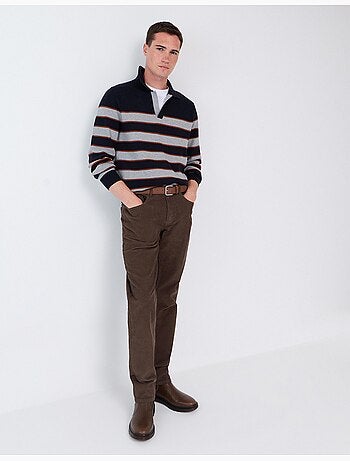 Pantalon en velours côtelé slim-fit, mo fashion
