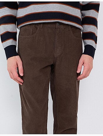 Pantalon en velours côtelé slim-fit, mo fashion