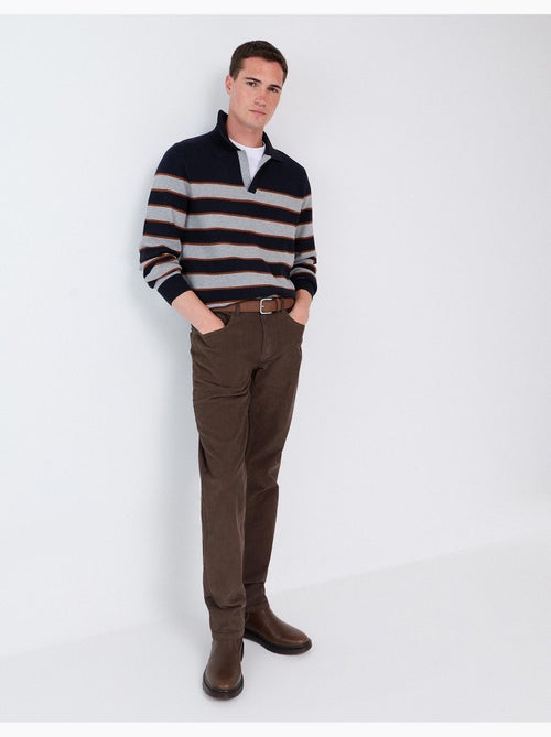 Pantalon en velours côtelé slim-fit, mo fashion - Kiabi Pantalon en velours côtelé slim-fit, mo fashion - Kiabi