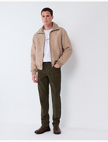 Pantalon en velours côtelé slim-fit, mo fashion