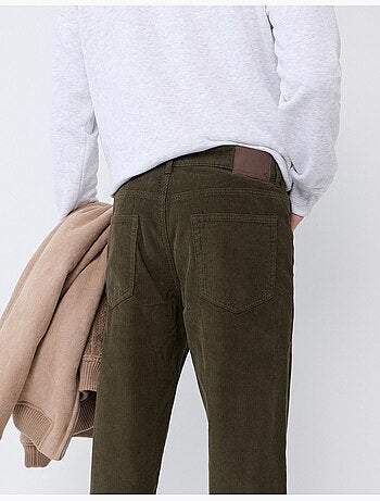 Pantalon en velours côtelé slim-fit, mo fashion