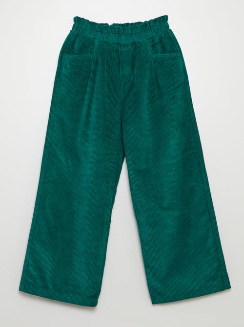 Pantalon en velours côtelé - Kiabi