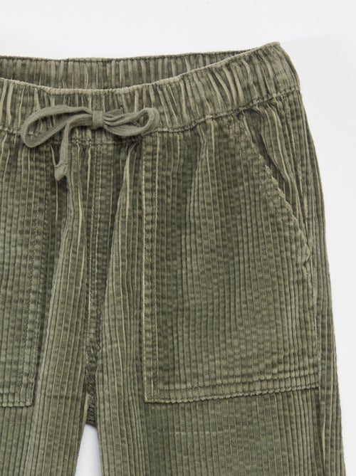Pantalon en velours côtelé - Kiabi