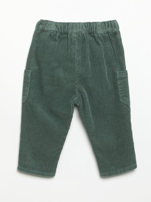 Pantalon en velours côtelé - Kiabi