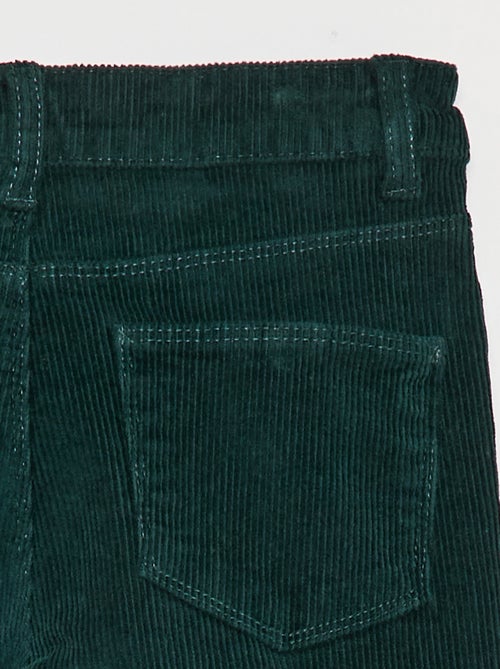 Pantalon en velours coupe flare - Kiabi