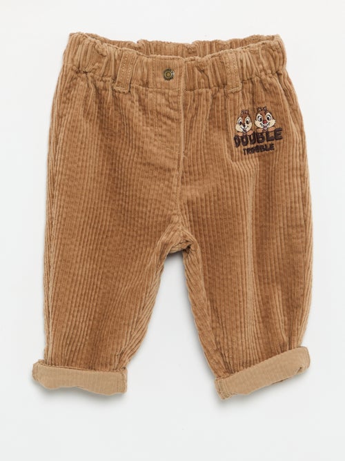 Pantalon en velours 'Disney' - Kiabi