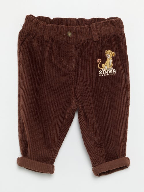 Pantalon en velours 'Disney' - Kiabi