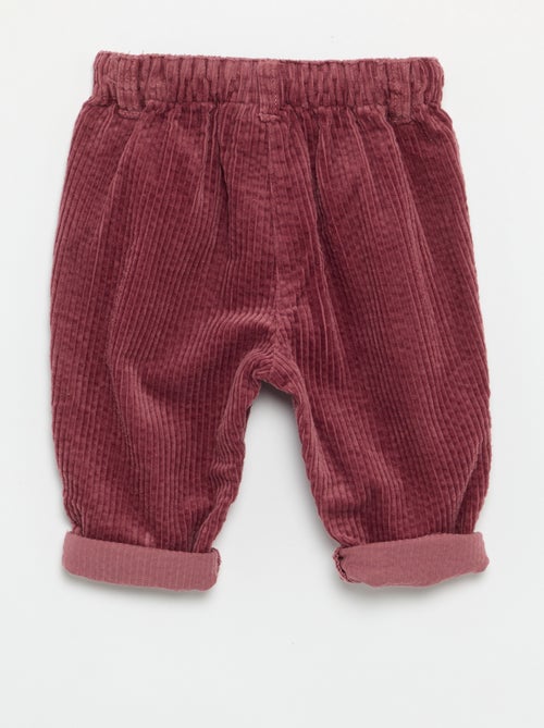 Pantalon en velours 'Disney' 'Minnie' - Kiabi Pantalon en velours 'Disney' 'Minnie' - Kiabi