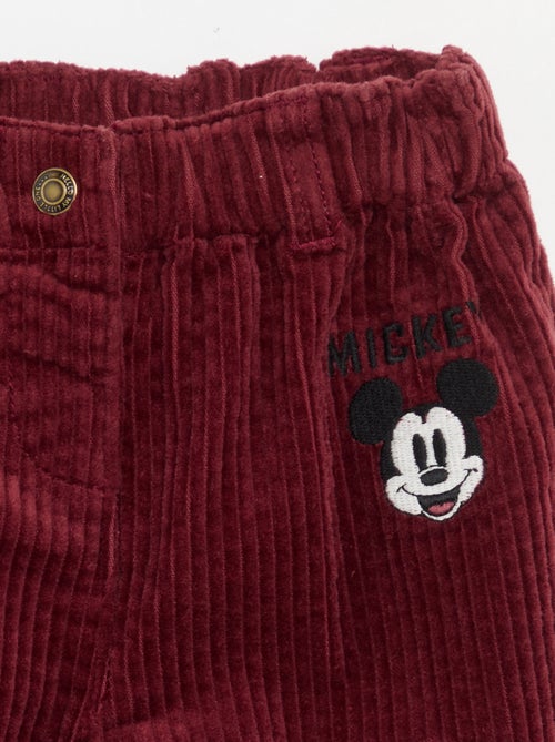 Pantalon en velours 'Disney' - Kiabi Pantalon en velours 'Disney' - Kiabi