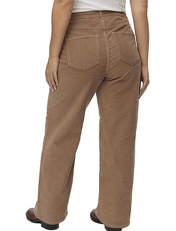 Pantalon en Velours Femme Vero Moda Curve