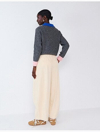 Pantalon en vent-côtelé barrel, mo fashion