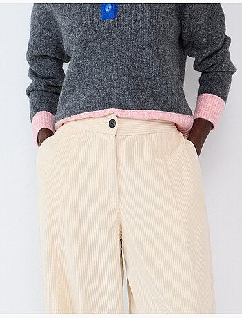 Pantalon en vent-côtelé barrel, mo fashion