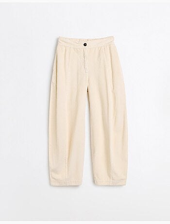 Pantalon en vent-côtelé barrel, mo fashion