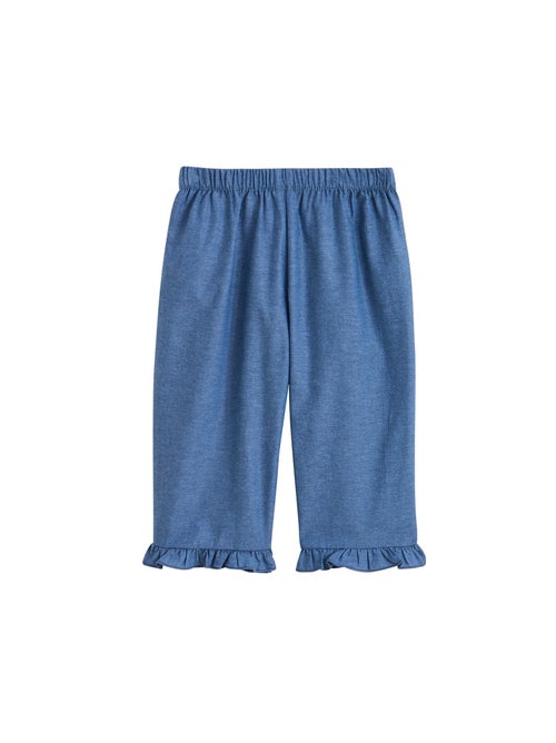 Pantalon enfant en chambray Camila - Kiabi Pantalon enfant en chambray Camila - Kiabi