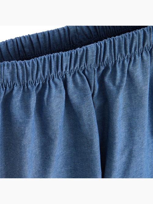 Pantalon enfant en chambray Camila - Kiabi Pantalon enfant en chambray Camila - Kiabi
