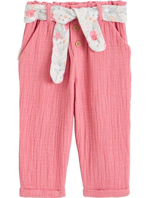 Pantalon enfant en gaze de coton Anaelle - Kiabi Pantalon enfant en gaze de coton Anaelle - Kiabi