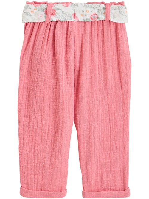 Pantalon enfant en gaze de coton Anaelle - Kiabi Pantalon enfant en gaze de coton Anaelle - Kiabi